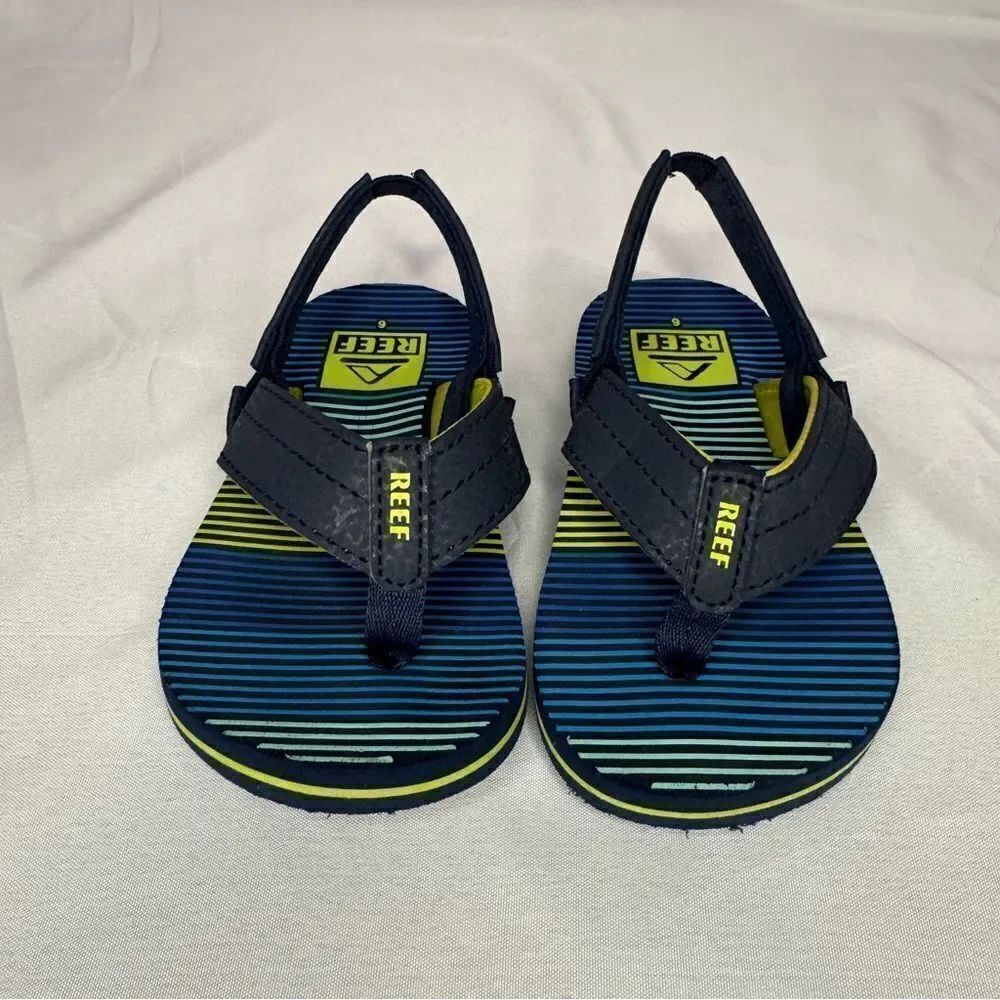 Reef Little Unisex Slingback Sandals size 6